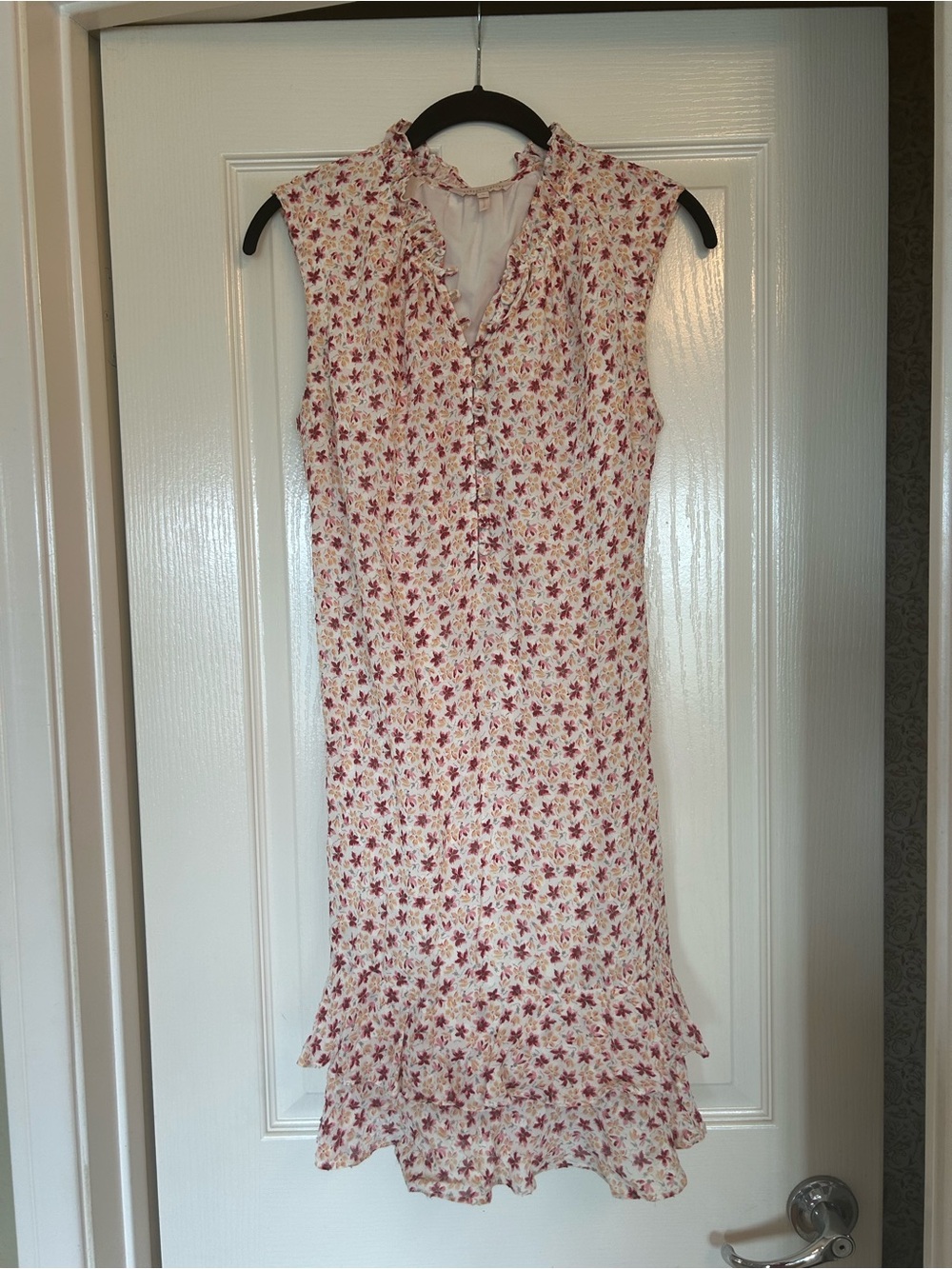 Rebecca Taylor Floral Ruffle Dress